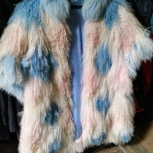 One of a kind curly Lamb Fur
